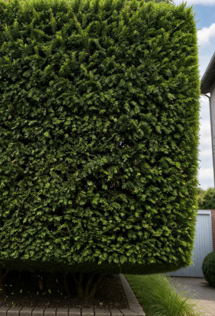 Perfekter Formschnitt Konifere