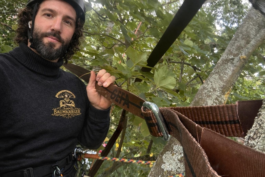 Adam Warkentin mit GEFA Kronensicherung